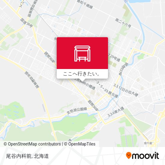 尾谷内科前地図