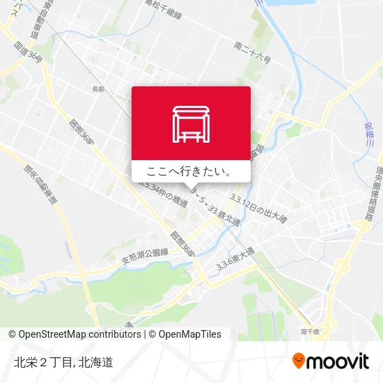 北栄２丁目地図