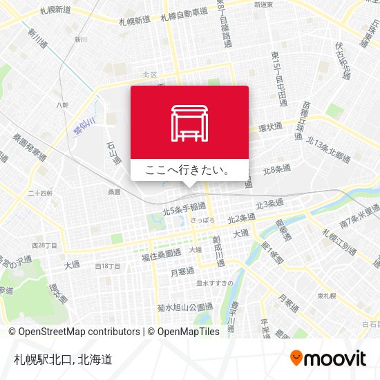 札幌駅北口地図