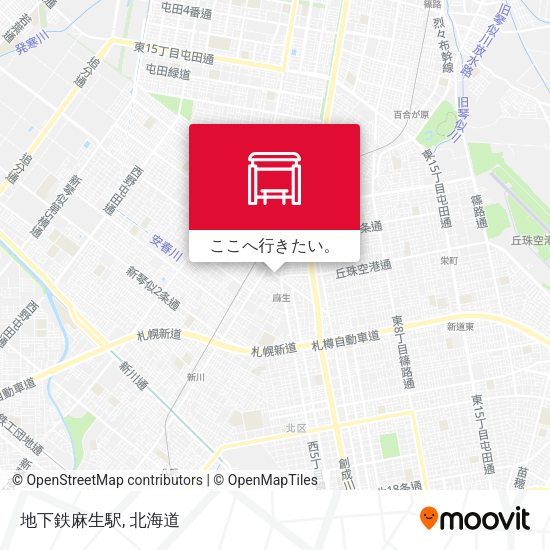 地下鉄麻生駅地図