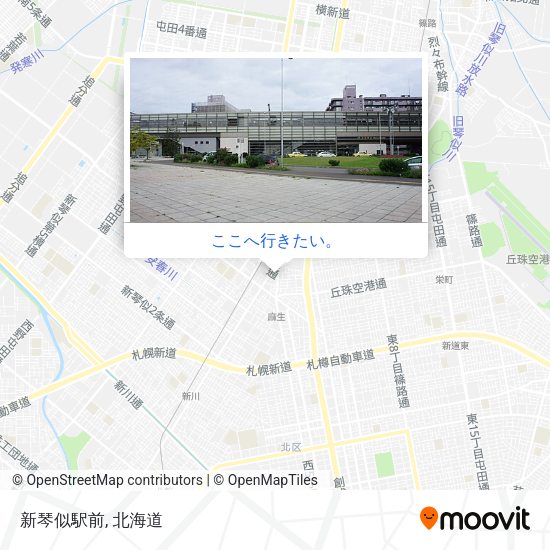 新琴似駅前地図