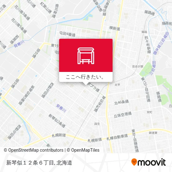 新琴似１２条６丁目地図