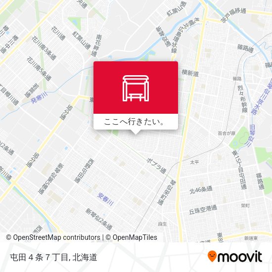 屯田４条７丁目地図