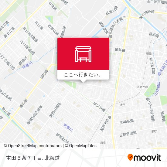 屯田５条７丁目地図
