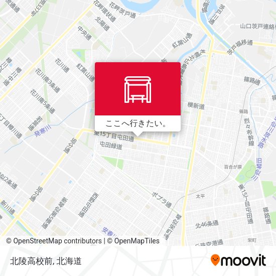 北陵高校前地図