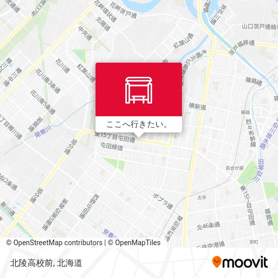 北陵高校前地図