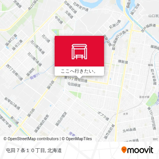 屯田７条１０丁目地図