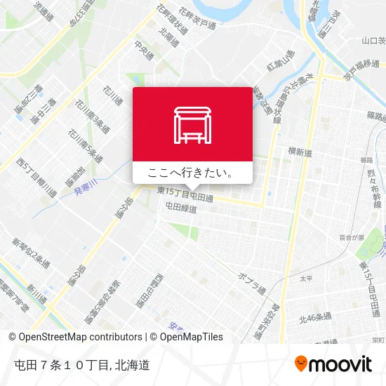 屯田７条１０丁目地図