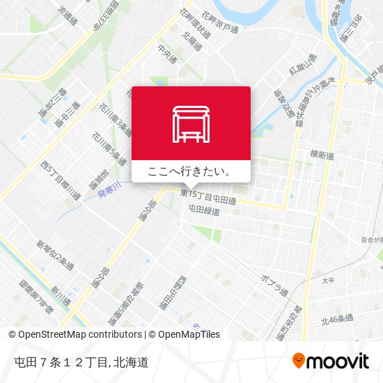 屯田７条１２丁目地図