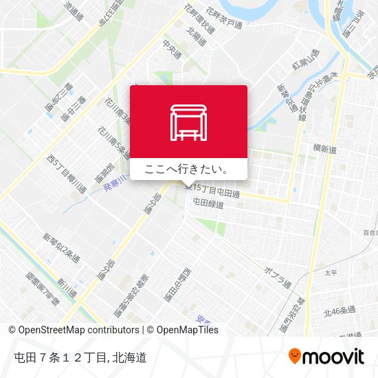 屯田７条１２丁目地図