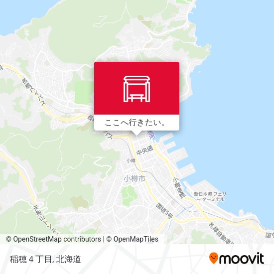 稲穂４丁目地図