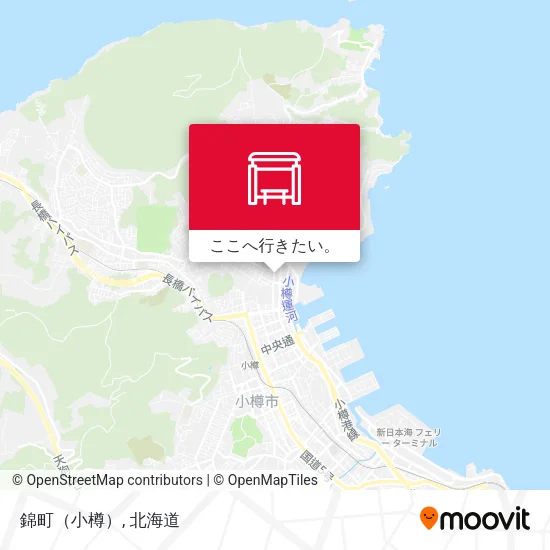 錦町（小樽）地図