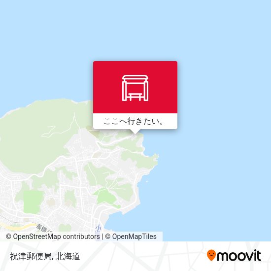 祝津郵便局地図
