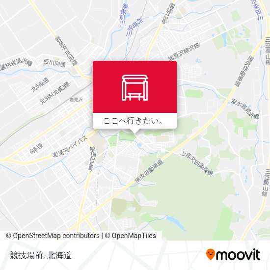 競技場前地図