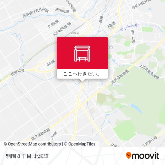 駒園８丁目地図