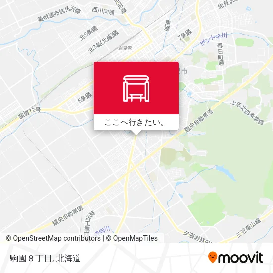 駒園８丁目地図