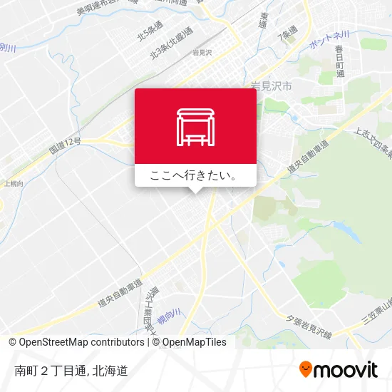 南町２丁目通地図
