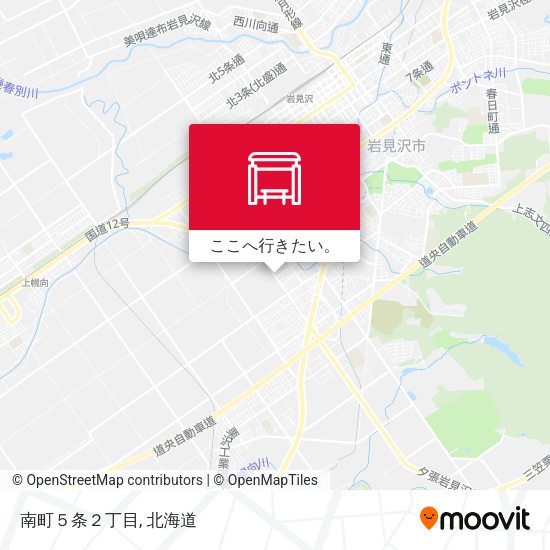 南町５条２丁目地図