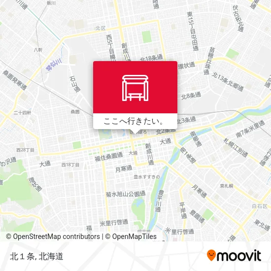 北１条地図