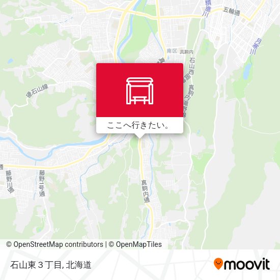 石山東３丁目地図