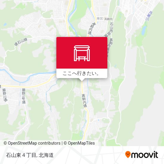 石山東４丁目地図