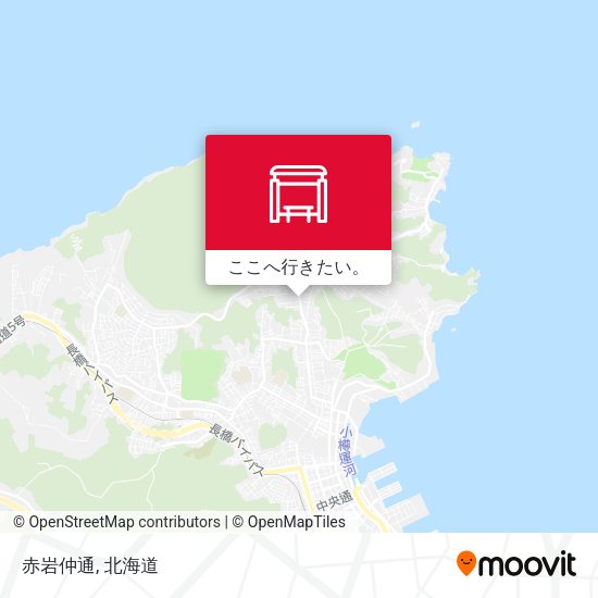 赤岩仲通地図