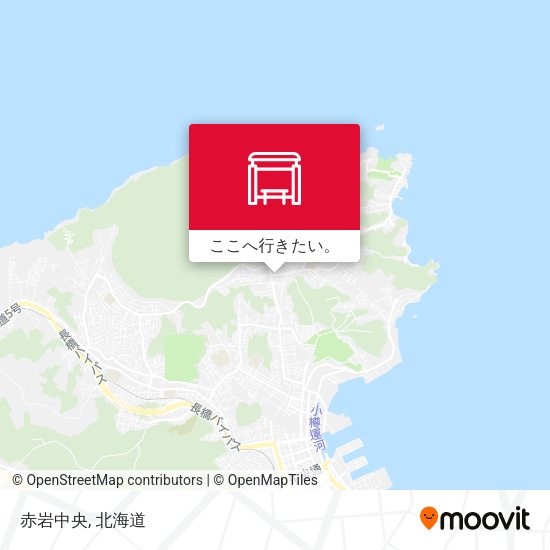 赤岩中央地図