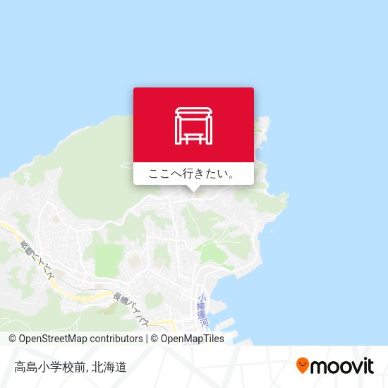 高島小学校前地図
