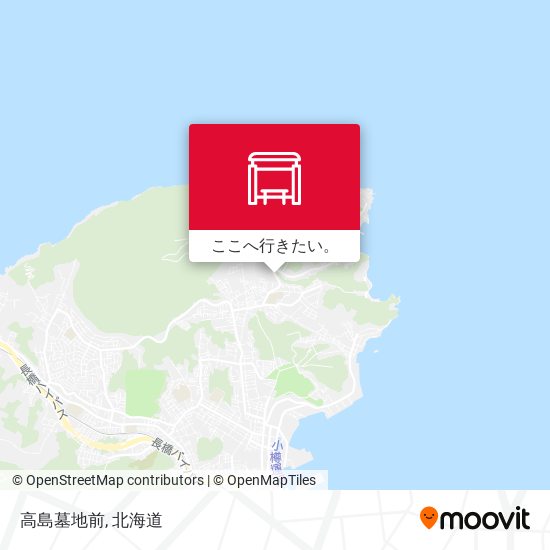 高島墓地前地図