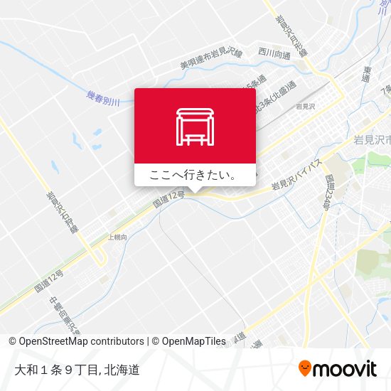 大和１条９丁目地図