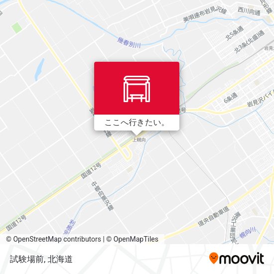 試験場前地図