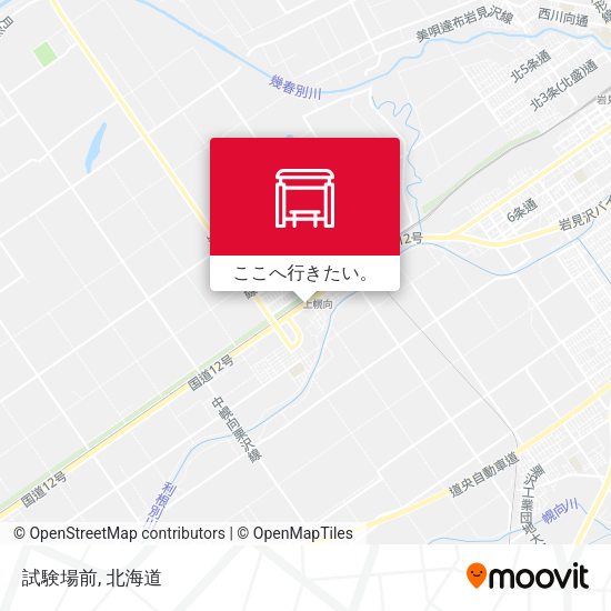 試験場前地図