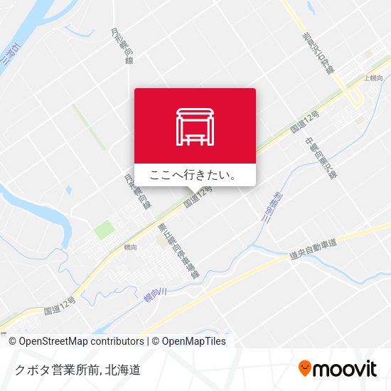 クボタ営業所前地図
