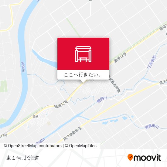 東１号地図