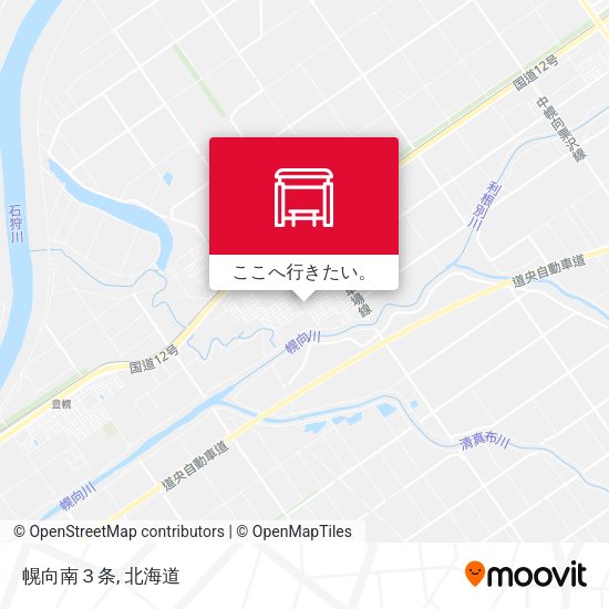 幌向南３条地図