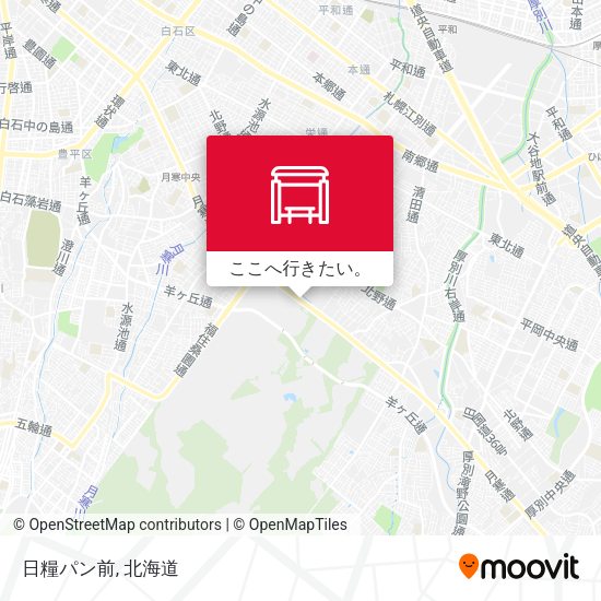 日糧パン前地図