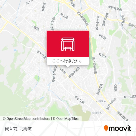 観音前地図