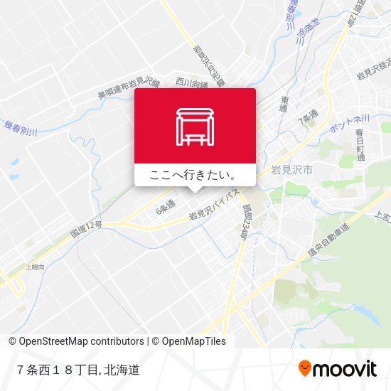 ７条西１８丁目地図