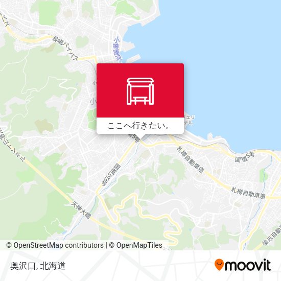 奥沢口地図