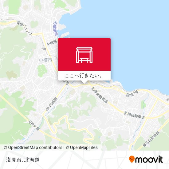 潮見台地図