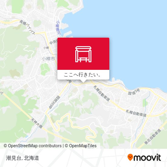 潮見台地図