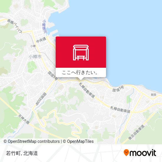 若竹町地図