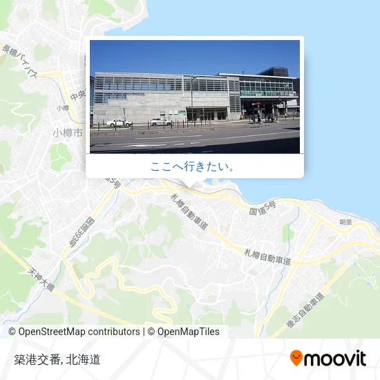 築港交番地図