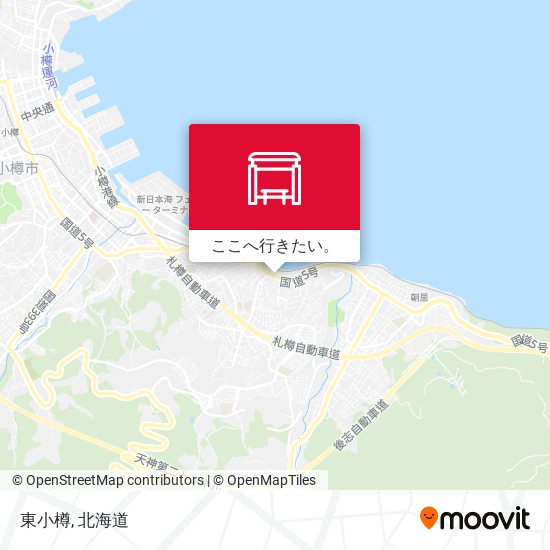東小樽地図