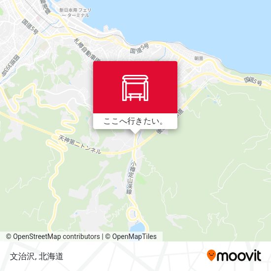 文治沢地図