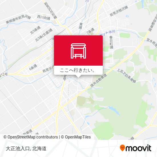 大正池入口地図
