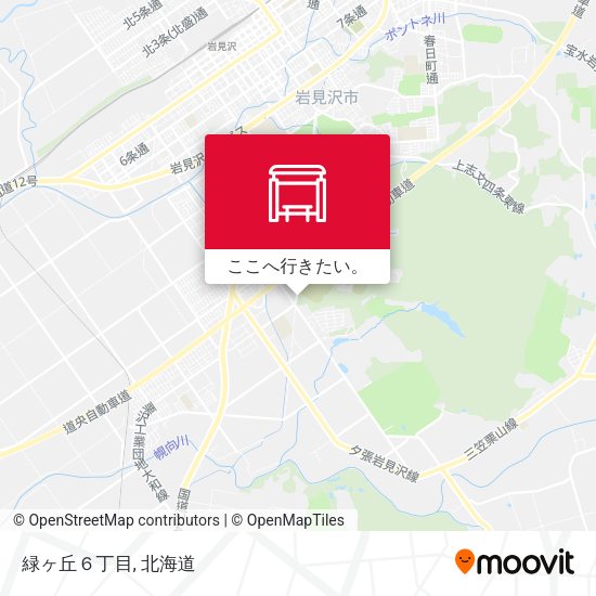 緑ヶ丘６丁目地図