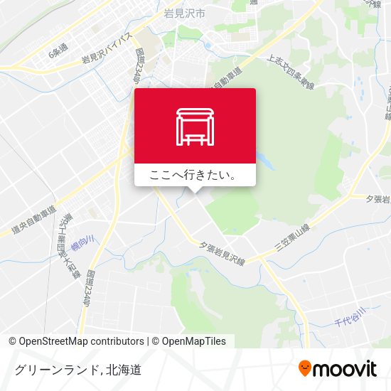 グリーンランド地図