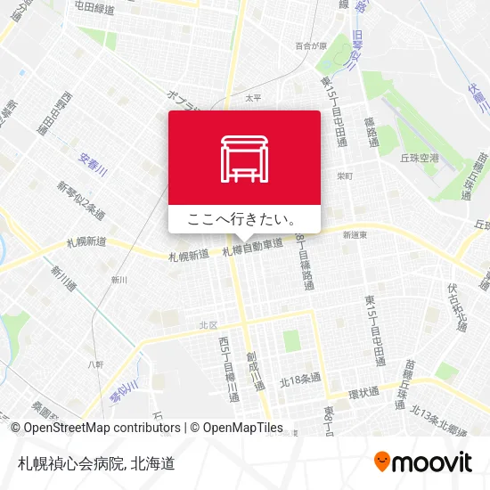 札幌禎心会病院地図