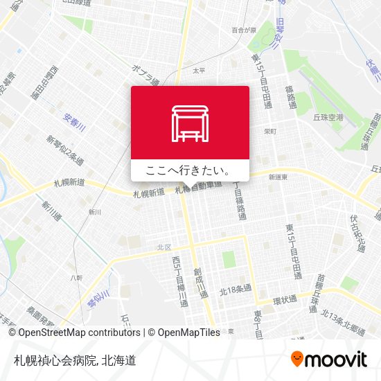 札幌禎心会病院地図